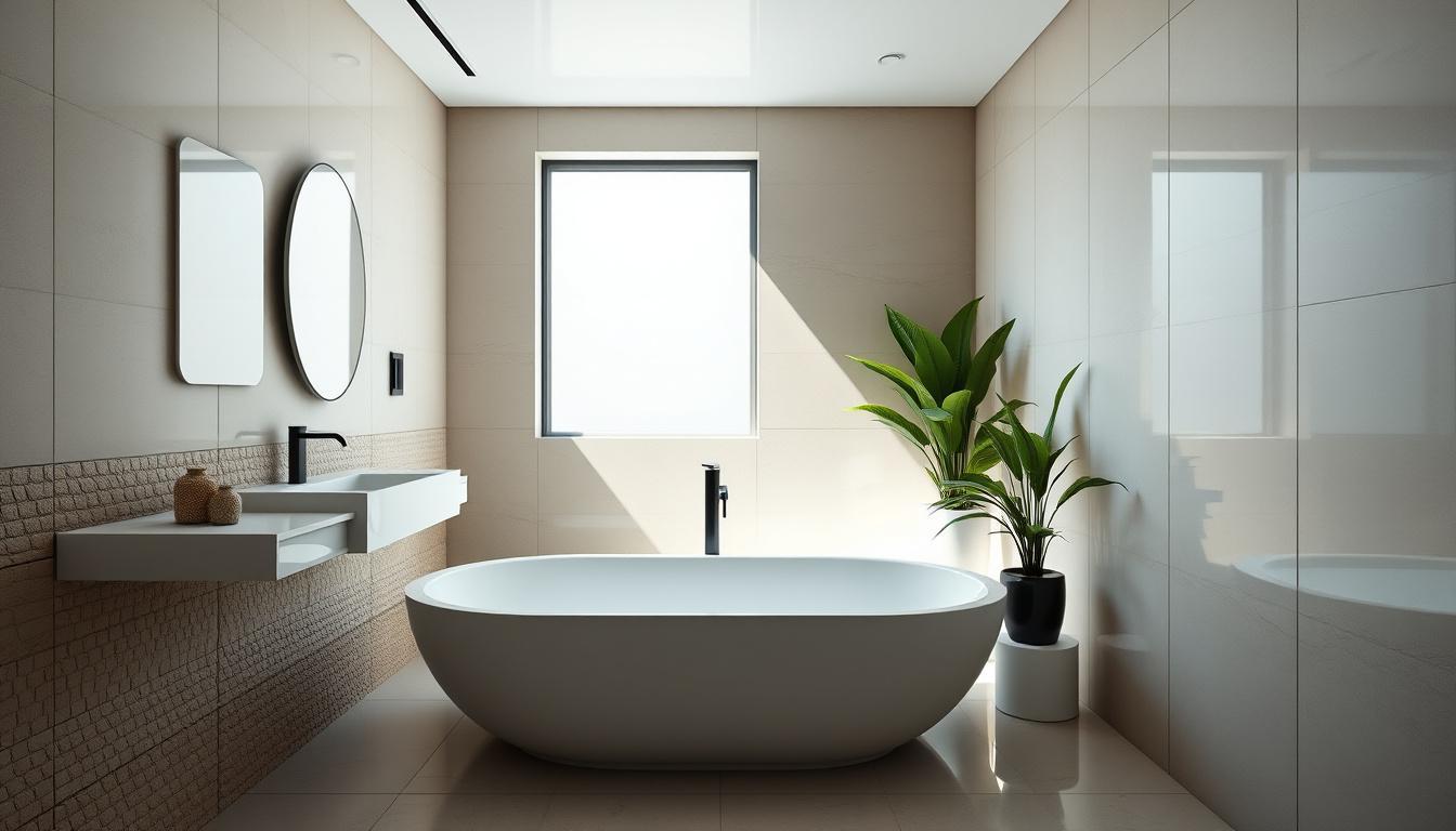 Como escolher revestimentos ideais para banheiros modernos